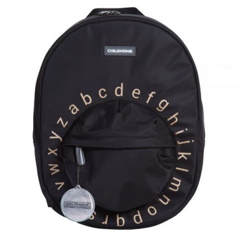 Ghiozdan Childhome ABC 29x12x38 cm Negru - imagine 7